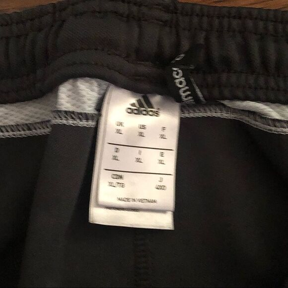 ADIDAS Mens Grey White Stripe Tiro Tapered Training Jogging Pants XL - Picture 5 of 9